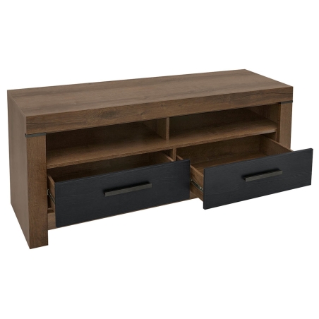 Szafka RTV Balin Black Red White