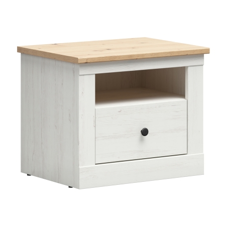 Bedside table Frija Black Red White