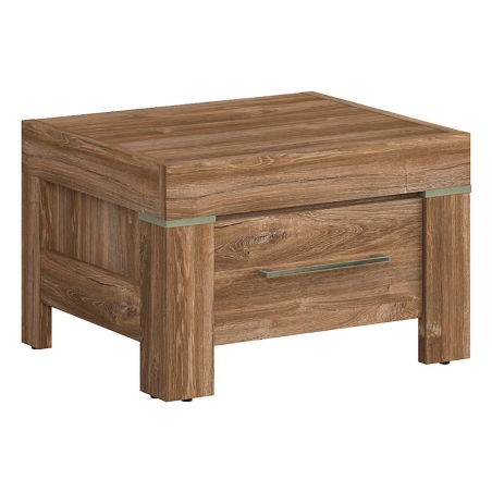 Bedside table Gent KOM1S Black Red White