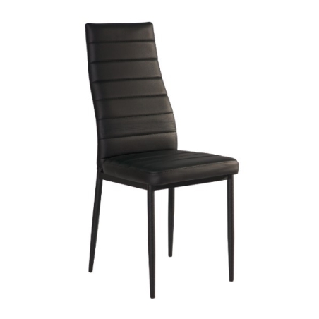 H-261c black eco leather Signal chair