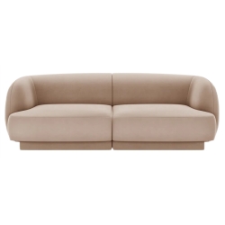 Kolor tapicerki: shades of beige Micadoni Miley welur: Bluvel 40 