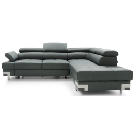 Corner sofa Emporio L natural leather Versailles