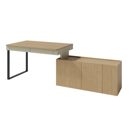 Biurko Luca LC10 L/P 228cm Eukaliptus Meblar