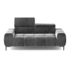 Sofa Plaza 2 Wersal odcienie szarości