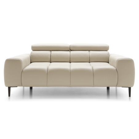 Sofa Plaza 2 skóra naturalna Wersal odcienie beżu