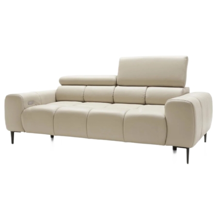 Sofa Plaza 2E skóra naturalna z funkcją relax Wersal