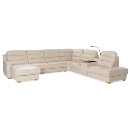 Edera Vero corner sofa with bar