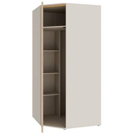 Wexlin Mauvella Forte Sand/Oak Corner Wardrobe