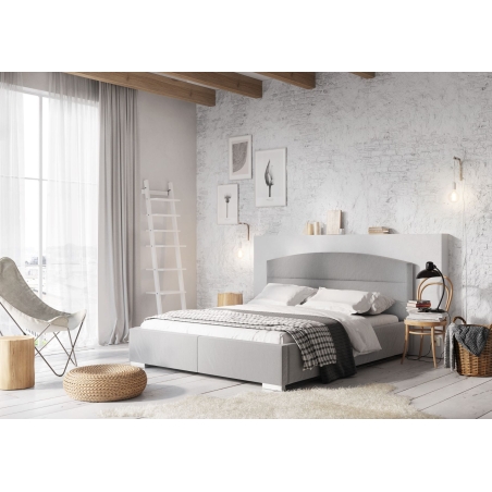 Upholstered bed with a container Tipur 180x200cm Forte
