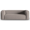 Sofa 3-osobowa Mackay strukturalny aksamit Cosmopolitan Design jasny brąz