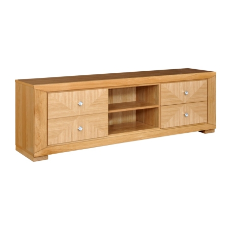 Cube RTV cabinet 185 cm with Lissy inlay