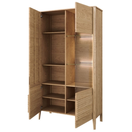 Tango 1DS1D left cabinet with LED lighting Mebin