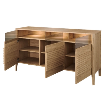 Tango small 3D chest of drawers with LED lighting Mebin