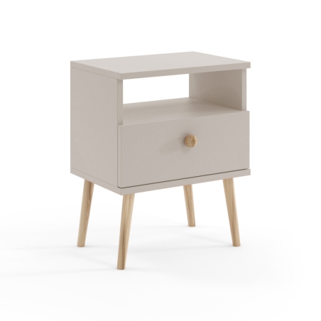 Boho nightstand with drawer