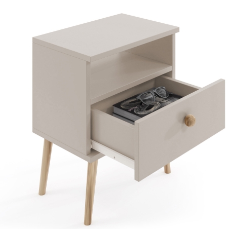 Boho nightstand with drawer