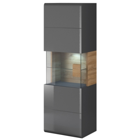 Helvetia Kolorystyka - Antracyt Połysk/Dąb Grandson