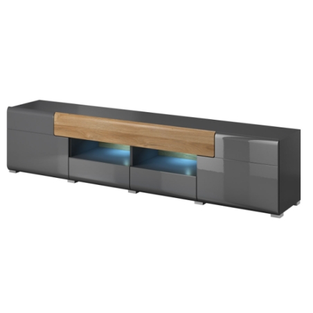 Helvetia Kolorystyka - Antracyt Połysk/Dąb Grandson