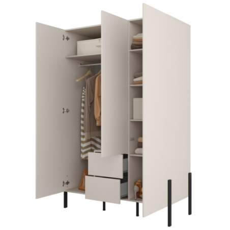 Three-door wardrobe Jukon 24KSND19