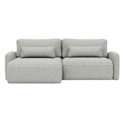 Kolor tapicerki: odcienie szarego Sofa Tina tkaniny: Puente 80 