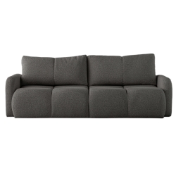 Kolor tapicerki: Ciemny szary Sofa Pio tkaniny: Loop 19 