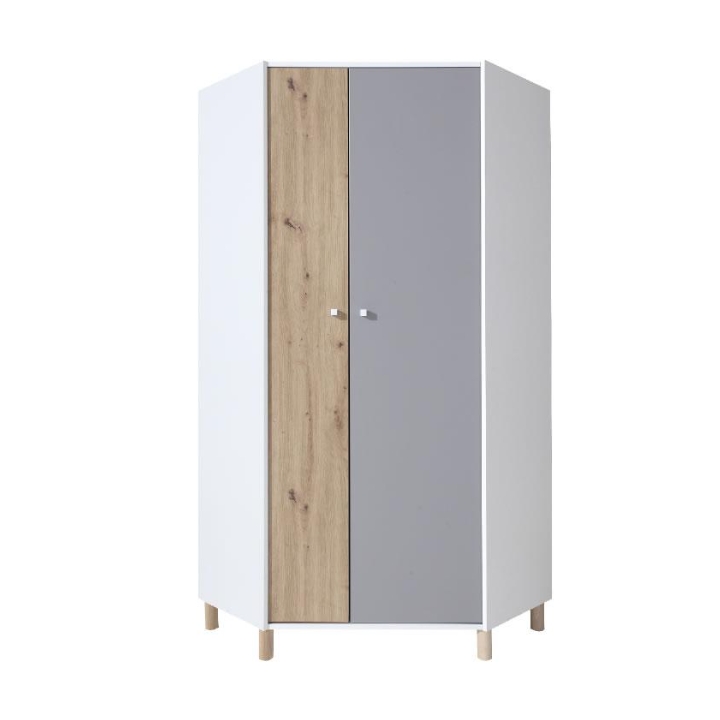 Meblar Faro FR2 Right-Sided Corner Wardrobe Meblar Faro FR2 Right-Sided Corner Wardrobe