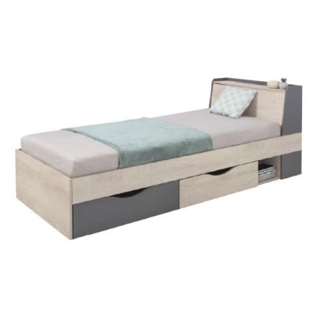 Meblar Delta DL14 Bed 90x200 – Right-Side Configuration
