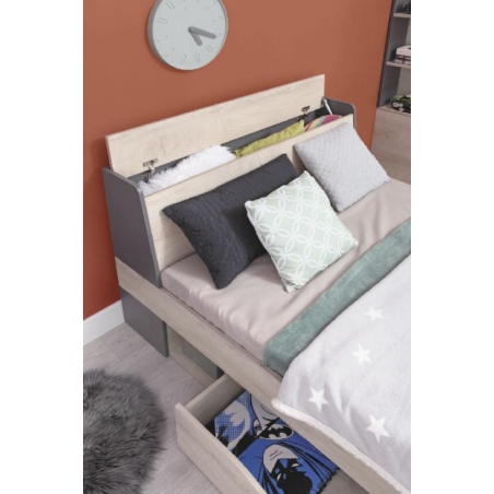 Łóżko Delta DL15 120x200 strona lewa Meblar