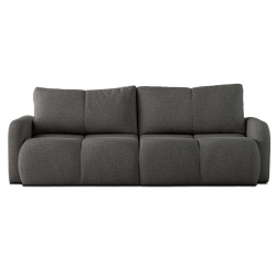 Kolor tapicerki: Dark grey Sofa Pio tkaniny: Loop 19 