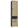 Meblar Nano NA3 Right-Opening Door Bookcase