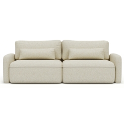 Kolor tapicerki: shades of beige Sofa Tina tkaniny: Puente 03 