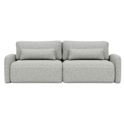 Kolor tapicerki: odcienie szarego Sofa Tina tkaniny: Puente 80 