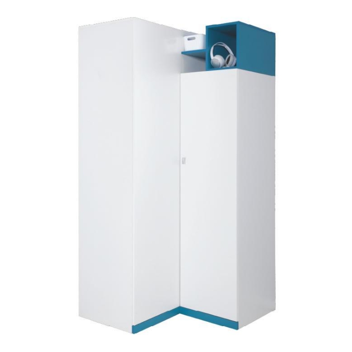 Meblar Mobi MO1 Wardrobe - Right-Side Configuration Meblar Mobi MO1 Wardrobe - Right-Side Configuration