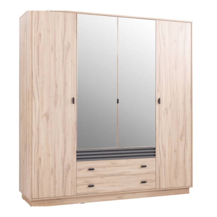 Meblar Allmo AL16 Wardrobe with Mirror Meblar Allmo AL16 Wardrobe with Mirror
