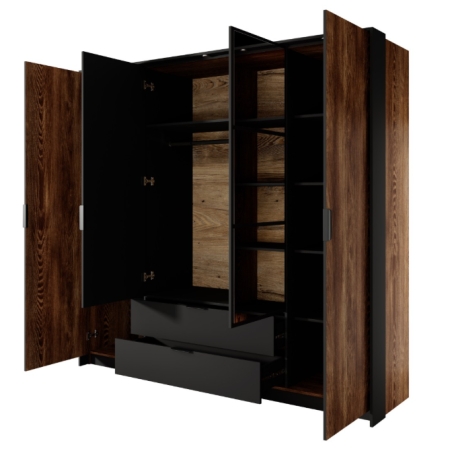 Laski Meble Milton 220 Wardrobe