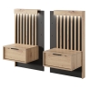Laski Meble Tally Bedside Tables Set