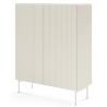 Laski Meble Muti 2-Door Tall Sideboard cashmere
