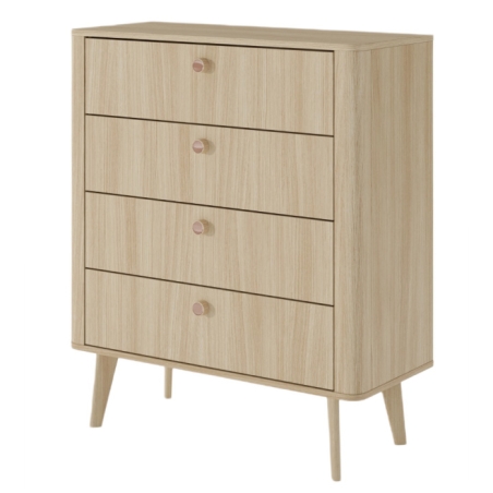 Laski Meble Viki 88 4-Drawer Chest of Drawers