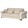 Sofa trzyosobowa Elizabeth Black Red White odcienie beżu Raven 22