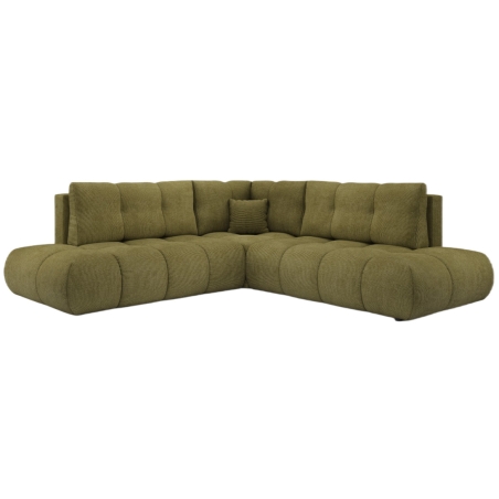 Laski Meble Soho II Corner Sofa green