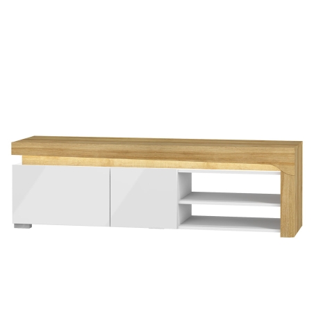 Theo THTV-1 TV Stand Oak/White