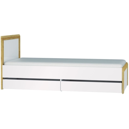 Theo THL-1 Bed 90 cm Oak/White