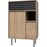 ARD-KO76 Sideboard Oak/Black