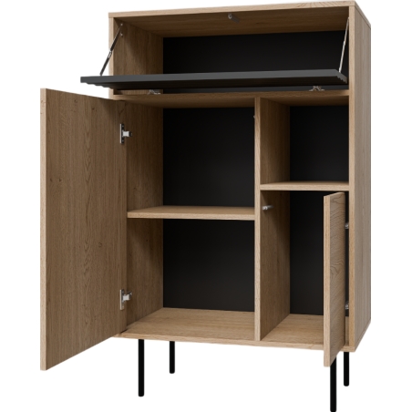 ARD-KO76 Sideboard Oak/Black