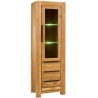 Meble Hugon – Nena Oak Display Cabinet 1D3S