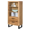 Meble Hugon – Tina Oak Bookcase 2S