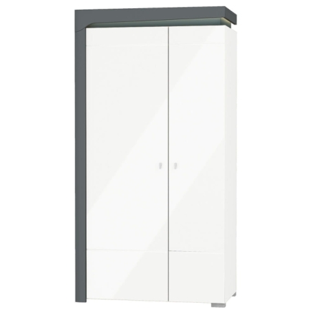 Restol Thea White WHS-2 Wardrobe