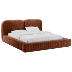 Kolor tapicerki: Shades of orange Łóżko Martina sztruks: Tilia 52 