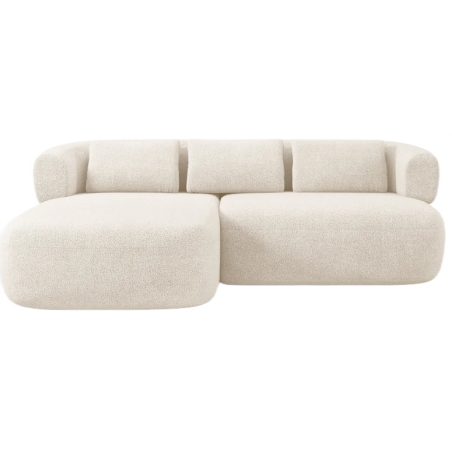 Micadoni Jenny Corner Sofa 200 cm left side cream
