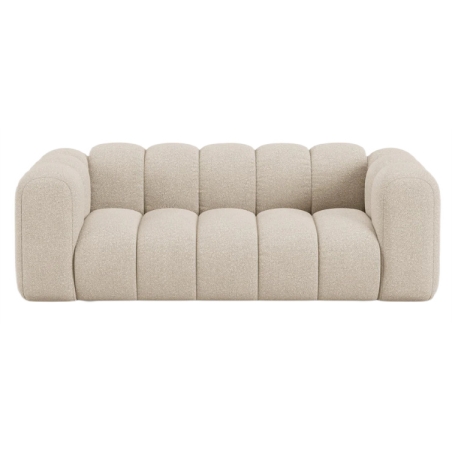Micadoni Lupine 2-Seater 200 cm Sofa light beige