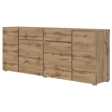 Asymetric TV Cabinet 2D2S2K Helvetia Wieruszów wotan oak